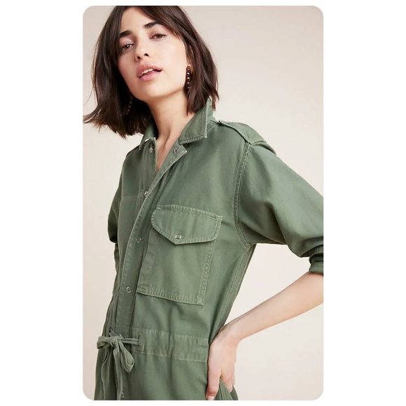 Citizens of Humanity Premium Vintage Surplus Green Nova Utility Coverall - Picture 4 of 12